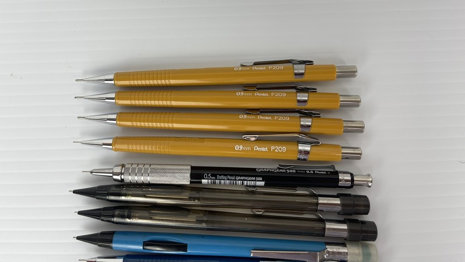 Vtg Japan Mechanical Pencils Pentel & Mixed Up Brands 0.5, 0.7, 0.9mm 25 Pencils eBay