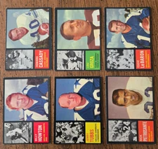 1962 TOPPS FOOTBALL #1 - #176 YOU PICK ****FREE SHIPPING****