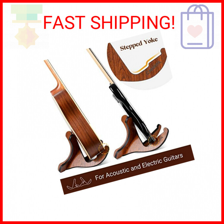 CAHAYA Guitar Stand Wood Universal Wooden Guitar Stand for Dreadnought
