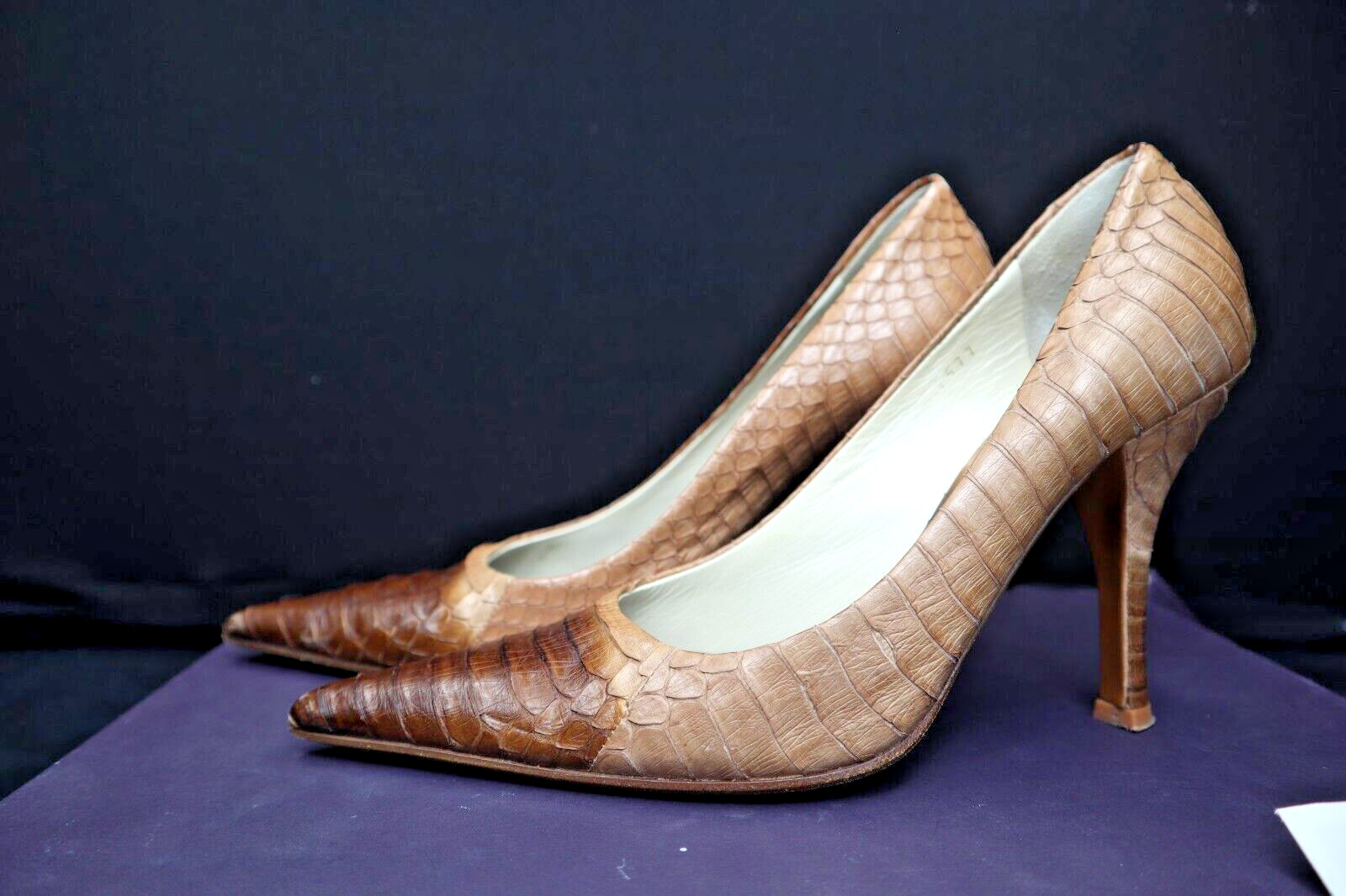 PRADA PYTHON POINTED TOE PUMPS WOMEN'S EU35-US4.5 - image 2