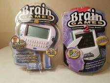 New Radica Brain Games 1 2 Electronic Handheld Game Improve Memory Better 2007