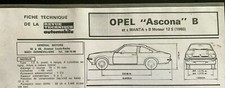 Moteur Opel ASCONA