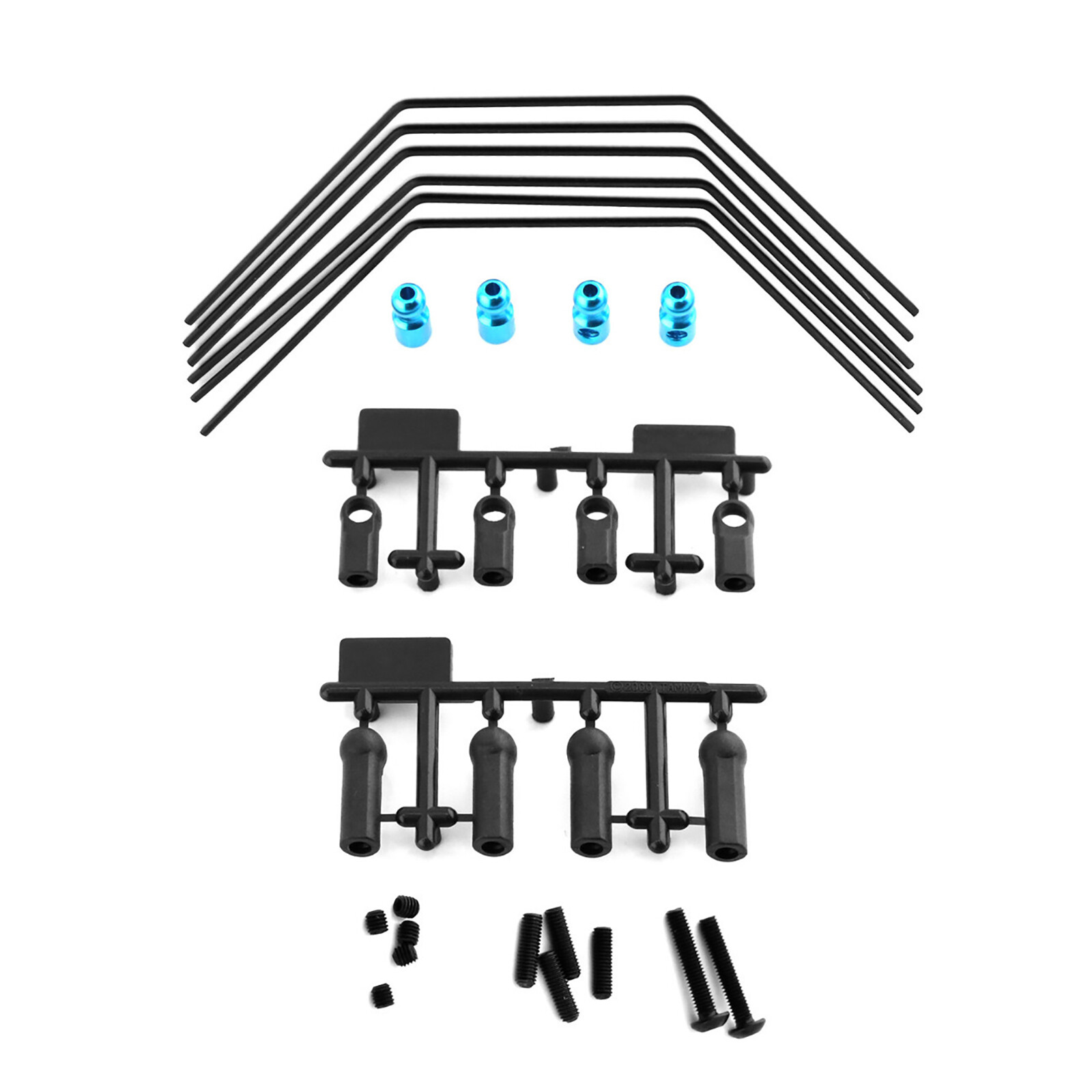 1 Set Front & Rear Stabilizer Set Parts For TAMIYA XV01 XV02 #54514 1/10 RC Car