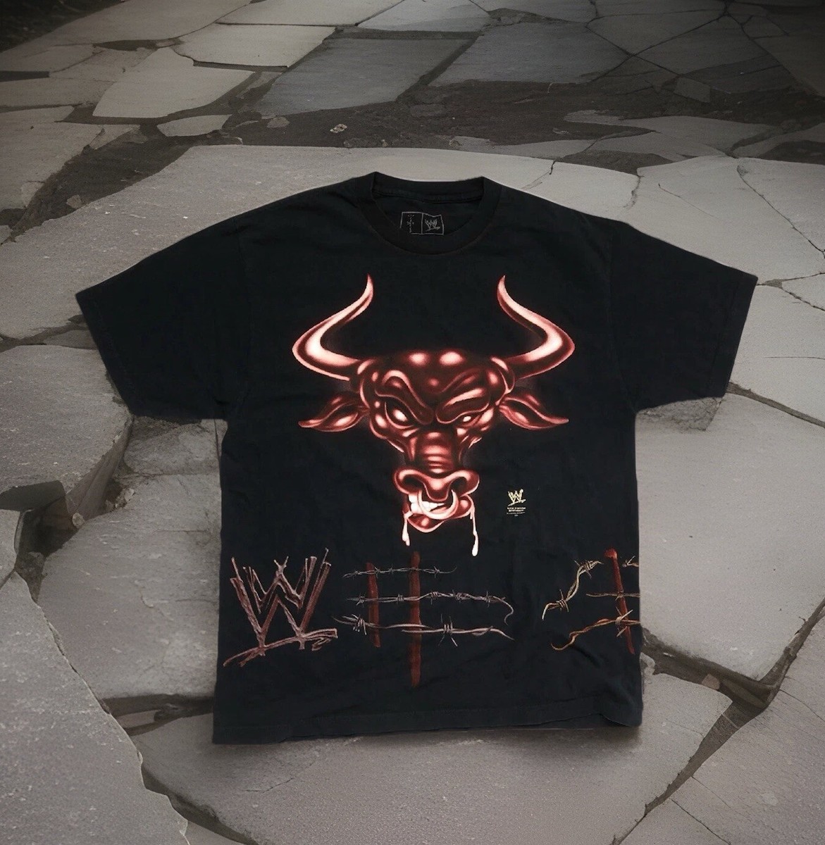 国内発送■CACTUS JACK■×WWE KNOW YOUR ROLE TEE 🔥Travis Scott CJ x WWE KNOW YOUR ROLE TEE| THE ROCK| LARGE
