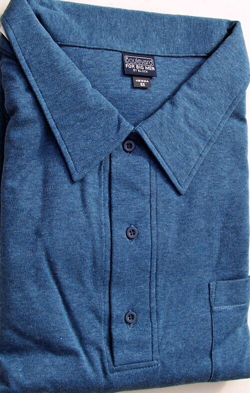 Casual Shirts Pull Over Knit Long Sleeve SOLIDs Boulevard