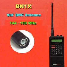 BN1X Tuned Vhf BNC Antenna 144-168 Scanner Radio Shack Midland Motorola 2 meter