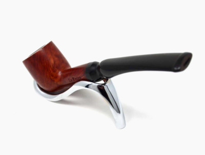 La Rocca Tobacco Pipe Italy Smooth Slightly Bent Stem NEW LR-313