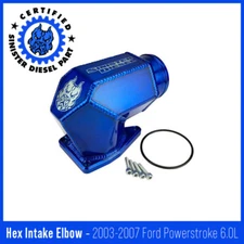 Sinister Diesel (Hexagon) Intake Elbow for 2003-2007 6.0L Powerstroke