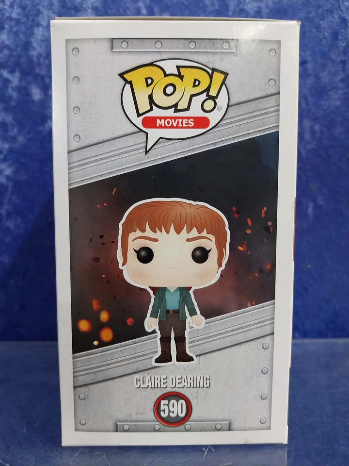 Vinilo Pop Jurassic World Fallen Kingdom 590 Sin usar, en caja Claire Dearing 2018 Foto 3 de 4