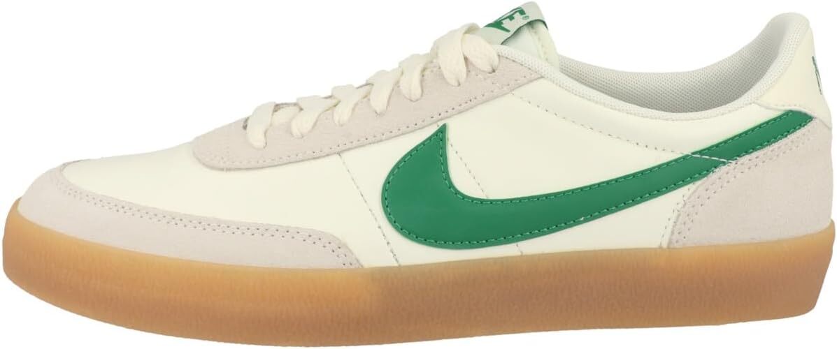 Mens Nike Killshot 2 Leather Sail/Lucid Green-Gum Yellow (432997 111) - 9
