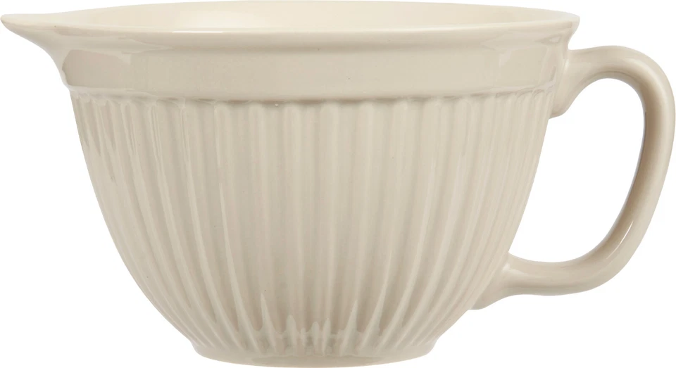IB Laursen - Rührschüssel MYNTE Creme Keramik - LATTE - 1700ml Schüssel