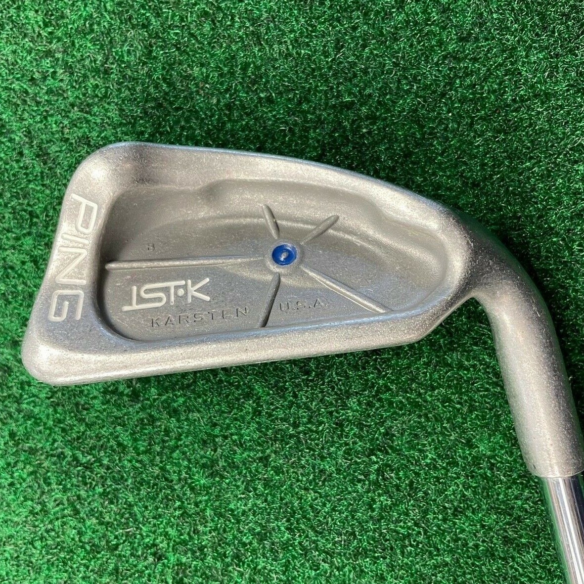 Ping ISI Karsten Green Dot 6 Iron Regular Steel Shaft Ping Grip Ping ISI Karsten Green Dot 6 Iron Regular Steel Shaft Ping Grip