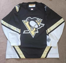 Vtg Pittsburgh Penguins Koho Hockey Jersey XL Blank