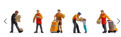 Noch Parcel Carriers 15069 HO Scale