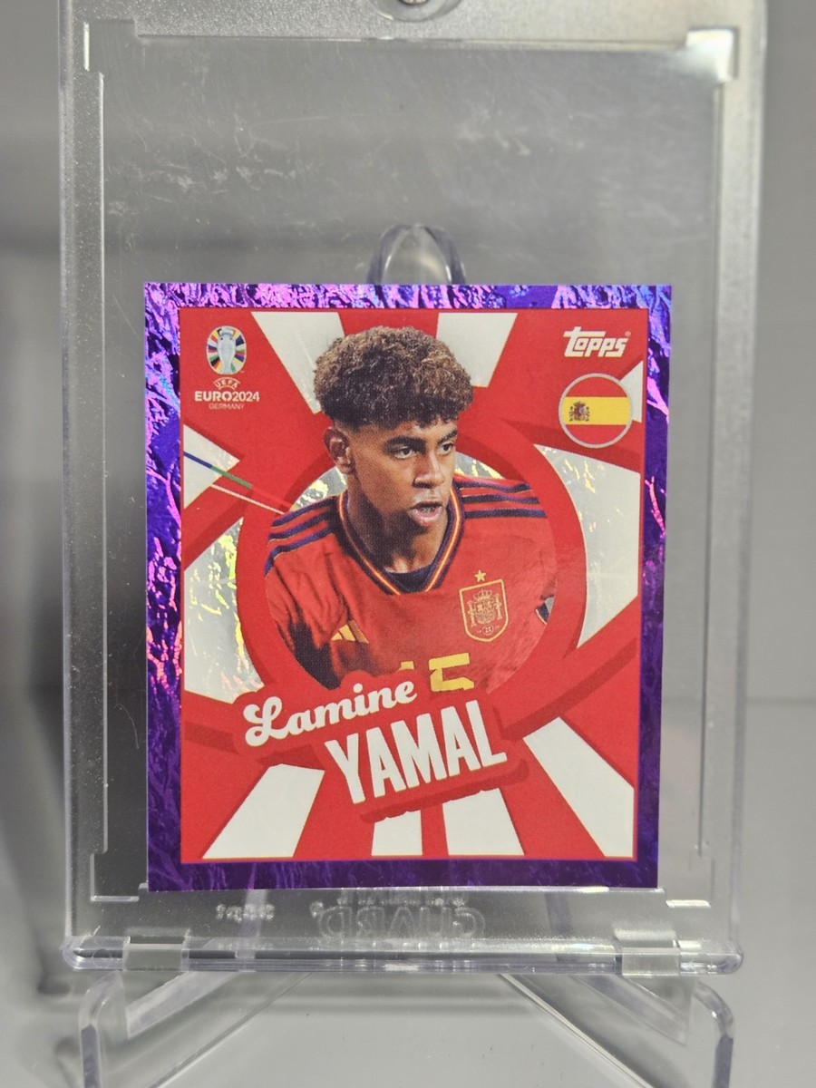 TOPPS EURO UEFA 2024 Sticker - Lamine YAMAL - Spain ESP 19 swiss ed
