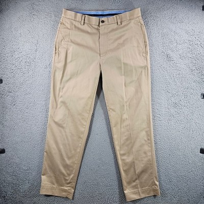 Brooks Brothers Advantage Chino Stretch Clark Fit Khaki Pants Mens