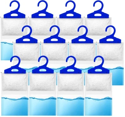 MY-GOODBUY24 12er Set Schrank Entfeuchter zum Aufhängen Kleiderschrank Hängen Luftentfeuchter