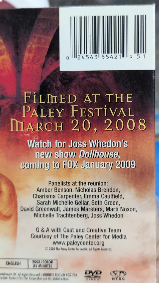 Buffy the Vampire Slayer DVD Best Buy Exclusive Bonus Disc Cast Reunion ‘08 OPEN - Image 4 of 4