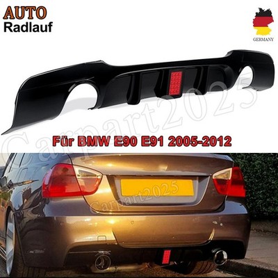 Diffusor Stoßstange Heckdiffusor für BMW E90 E91 MP Style Performance 335 M/ LED