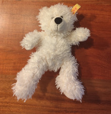 Steiff Teddybär "Lotte" 673351 Kuscheltier Stofftier mit Fahne und Knopf, 16 cm