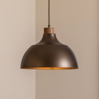 Envostar Pendelleuchte 'Kaitt' (Skandinavisch) In Braun Aus Metall (1 Flammig, E