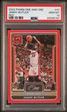 2022 Panini One and One Red Jimmy Butler #47 PSA 10