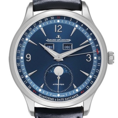 Jaeger LeCoultre Master Control Calendar Steel LE Mens Watch Q4148480 Box Card