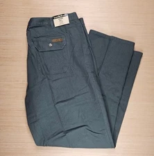 Scandia Woods Mens Comfort Utility Pants Size 46L Actual 44x32 Blue 269806 NEW