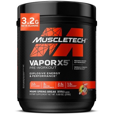 Muscletech Pre-Workout Powder Vapor X5 - Sports Nutrition Muscle Building