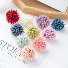 10PCS Pink Silk Carnation Artificial Flowers Bridal Wedding Arch Home Christmas
