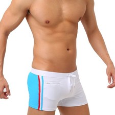 Men's Boxers Swimming Swimsuit Briefs Swim Suit Beach Shorts Underwear Bikini US