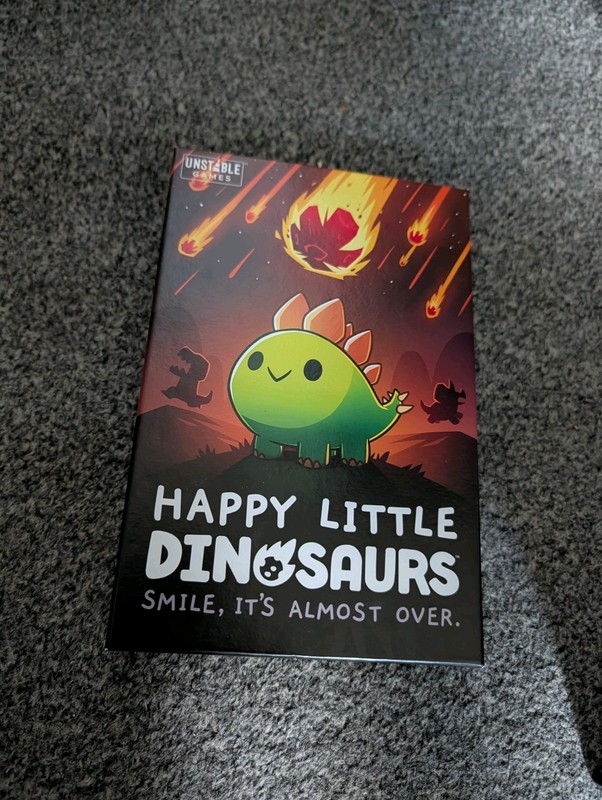 Unstable Games, Happy Little Dinosaurs, Board Game New and Sealed