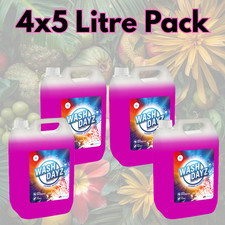 WashDayz Tropical Burst Liquid Laundry Detergent (4×5L | 200+ Washes) 7.20 per litre