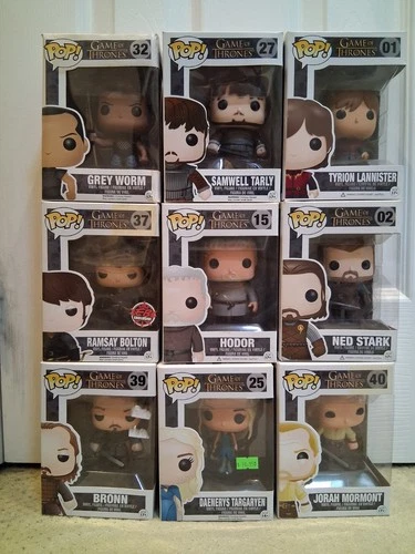 Funko Pop! Game of Thrones used Lot - Ned Stark, Tyrion, Daenerys