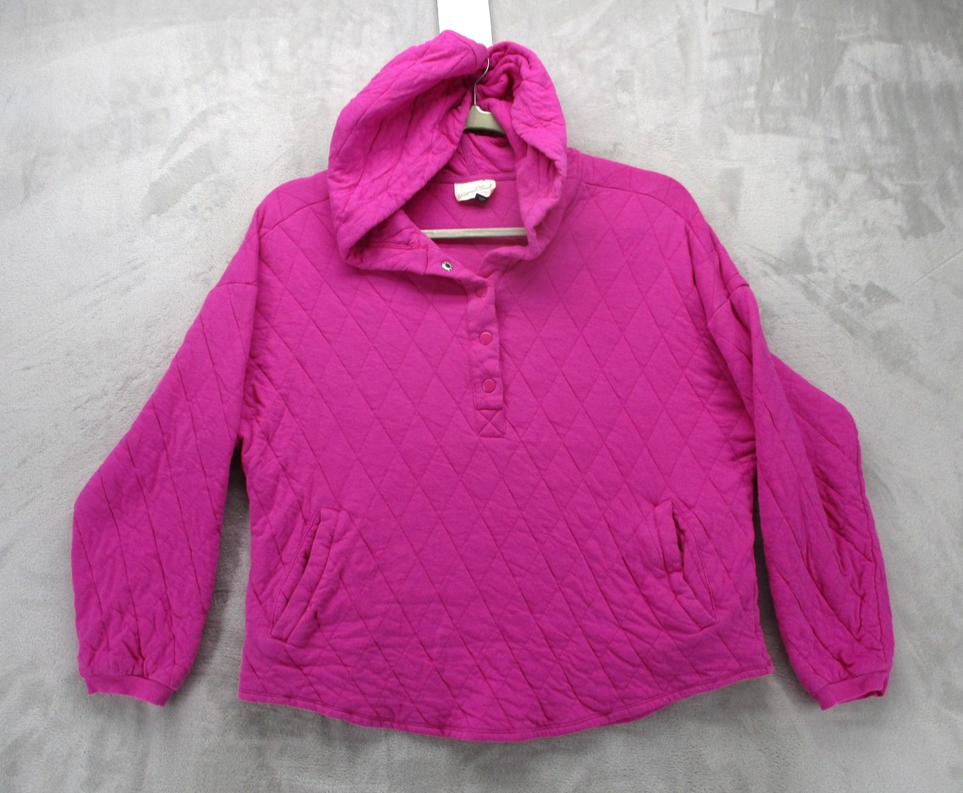 Universal Thread Pullover Womens Large Quilted Ho… - image 1