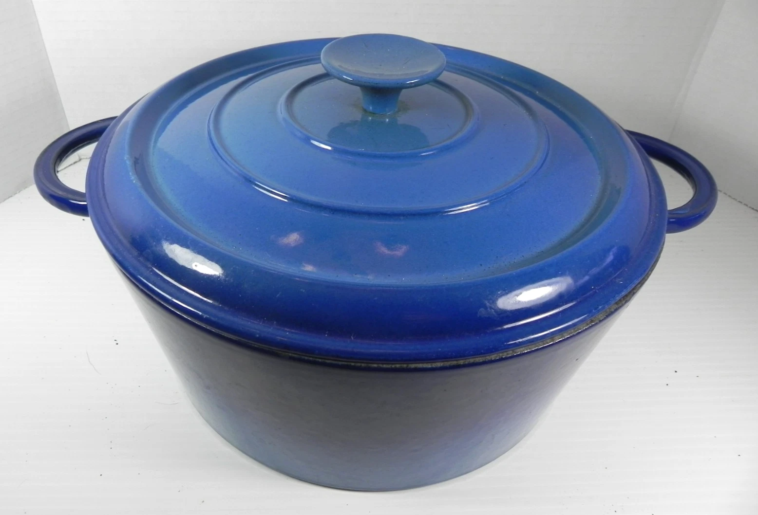 Le Creuset #26 Dutch Oven Blue 5.5 Qt with Lid Stockpot Made in France