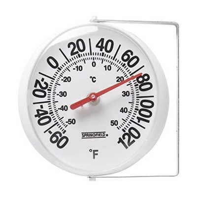 Big and Bold Thermometer with Mounting Bracket, Indoor Outdoor Thermometer, E...