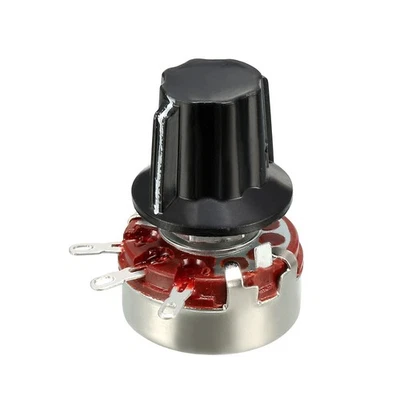 Karbon Film Potentiometer wechselhaft Widerstände Einzelnen Dreh WH118 330K ohm - Bild 1 von 3