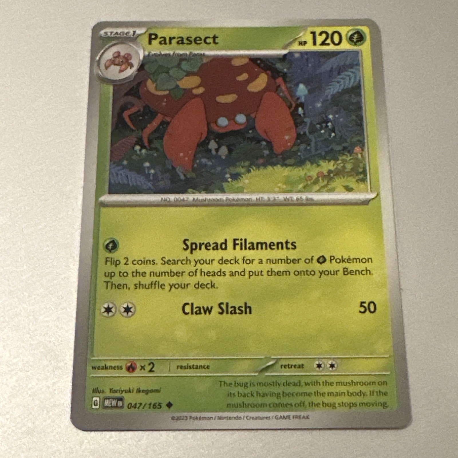Parasect Uncommon SV: Scarlet & Violet 151 047/165 NM - Buy 3 Get 2 ...
