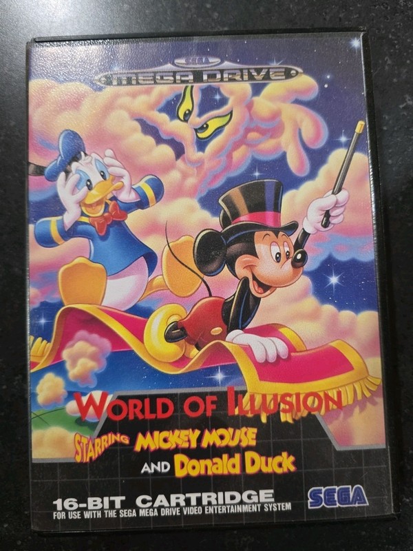 WORLD OF ILLUSION Starring Mickey Mouse and Donald Duck Sega Mega Drive PAL