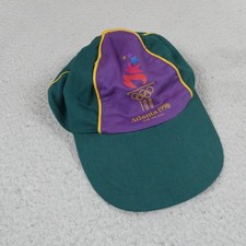 Vintage 1996 Atlanta Olympic Hat 100 Coton Gren/Purple