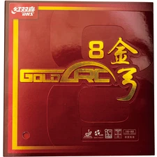 [DHS Sports USA] Gold Arc 8 Table Tennis Rubber ITTF Approved Grippy Rubber