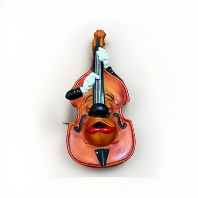 ''Vintage 1990 Europet Cello Figurine with Face Very Rare Collectible Squeaker 