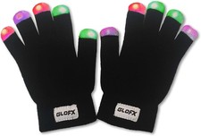 LED Light-Up Gloves  9 Modes, 34 Colors  1 Million Combinations  Glove