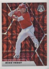 2021 Panini Mosaic Reactive Red Mosaic Prizm Mike Trout #103 5er