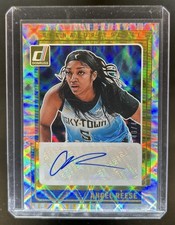 2025 Panini Donruss WNBA Angel Reese Signature Series Holo Frame Auto #/49 Sky