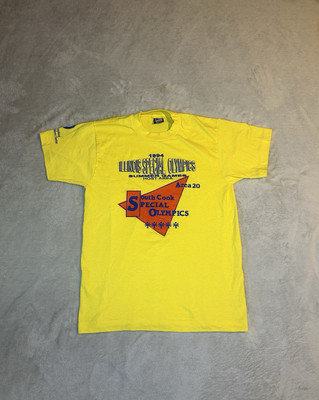 1994 Special Olympics Illinois Summer Games Volunteer Single Stitch Tee Size M