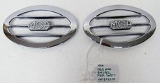Two Vintage Mga Hood Trunk Emblems Headlight Trim And Grill Gasket