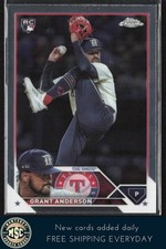 Grant Anderson 2023 Topps Chrome Update #USC161 RC Texas Rangers