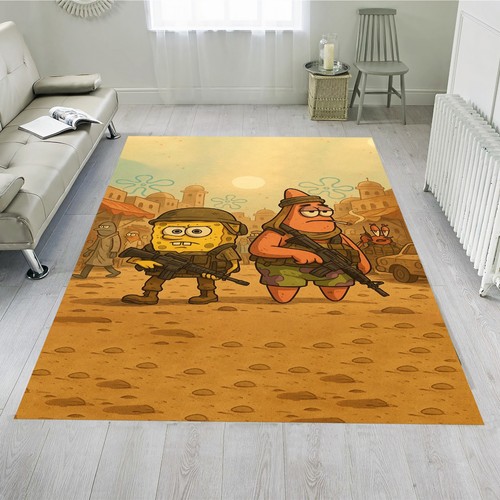 Cartoon rug, kids rug, warrior characters rug, kids room rug, fun area rug - Picture 4 of 10